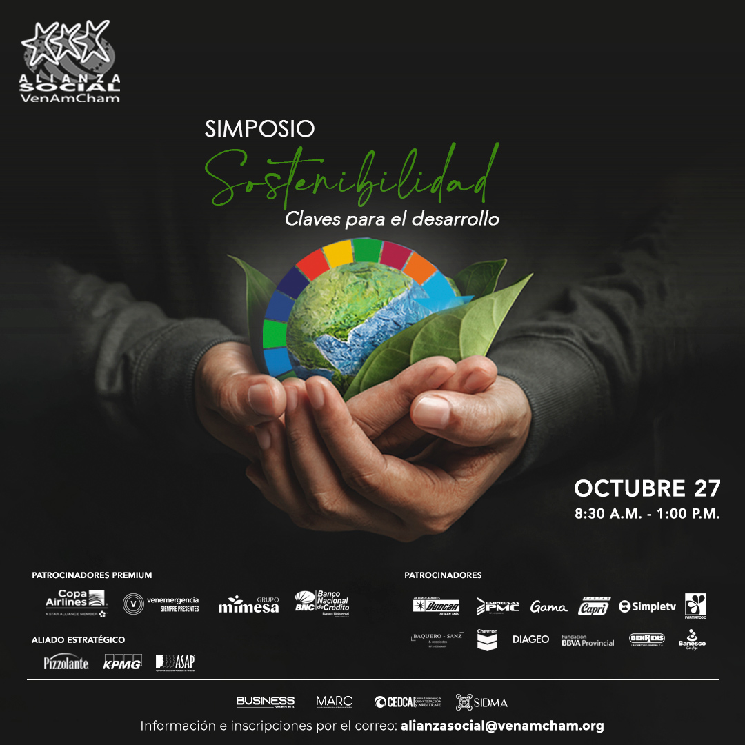 Participa en el simposio de Responsabilida de Alianza Social de VenAmCham el próximo 27 de octubre